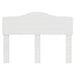 Tăblie cap cu headboard Alb Lucios 135 cm Lemn compozit - WALTI WALTI