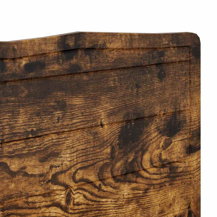 Tăblie cap cu headboard Stejar fumuriu 135 cm Lemn compozit - WALTI WALTI