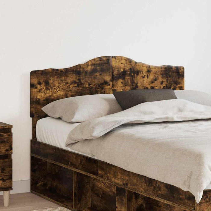 Tăblie cap cu headboard Stejar fumuriu 135 cm Lemn compozit - WALTI WALTI