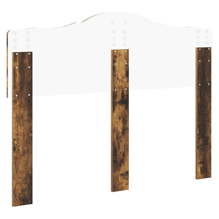 Tăblie cap cu headboard Stejar fumuriu 135 cm Lemn compozit - WALTI WALTI