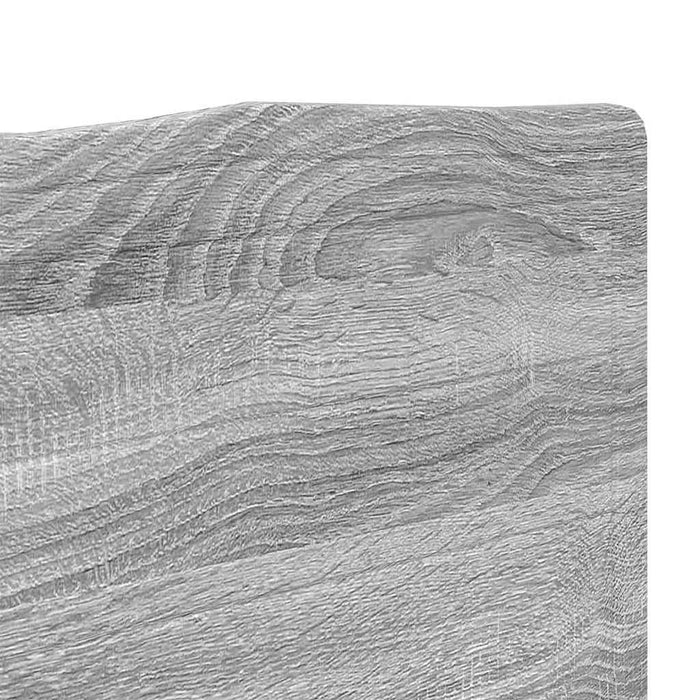 Tăblie cap cu headboard Gri Sonoma 135 cm Lemn compozit - WALTI WALTI