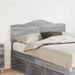 Tăblie cap cu headboard Gri Sonoma 135 cm Lemn compozit - WALTI WALTI