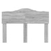 Tăblie cap cu headboard Gri Sonoma 135 cm Lemn compozit - WALTI WALTI