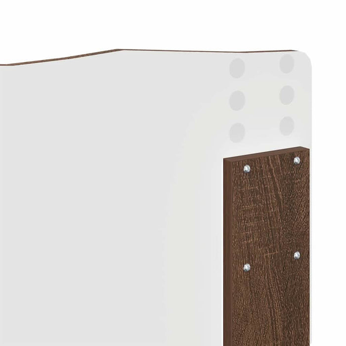 Tăblie cap cu headboard Stejar închis 135 cm Lemn compozit - WALTI WALTI