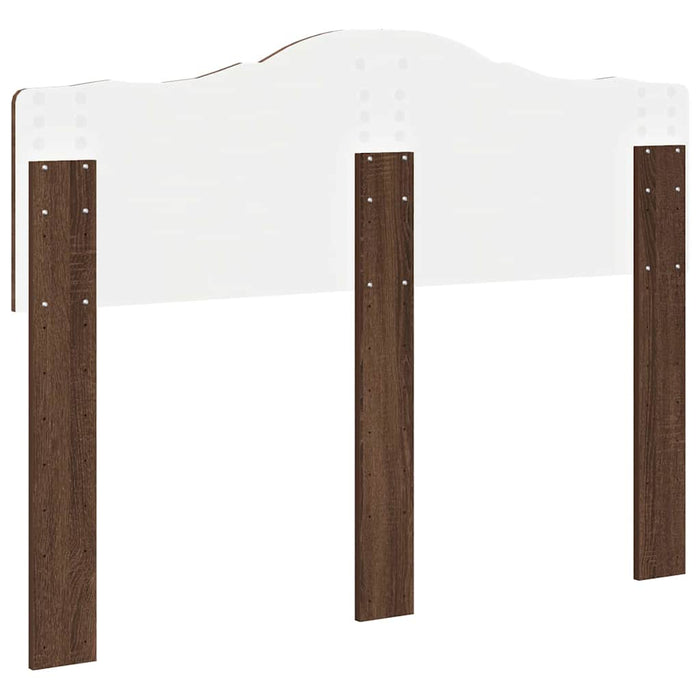 Tăblie cap cu headboard Stejar închis 135 cm Lemn compozit - WALTI WALTI