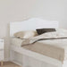 Tăblie cap cu headboard Alb 120 cm Lemn compozit - WALTI WALTI