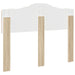 Tăblie cap cu headboard Stejar Sonoma 120 cm Lemn compozit - WALTI WALTI