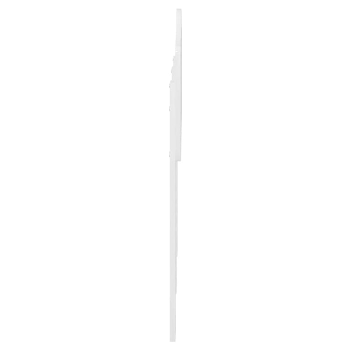Tăblie cap cu headboard Alb Lucios 120 cm Lemn compozit - WALTI WALTI