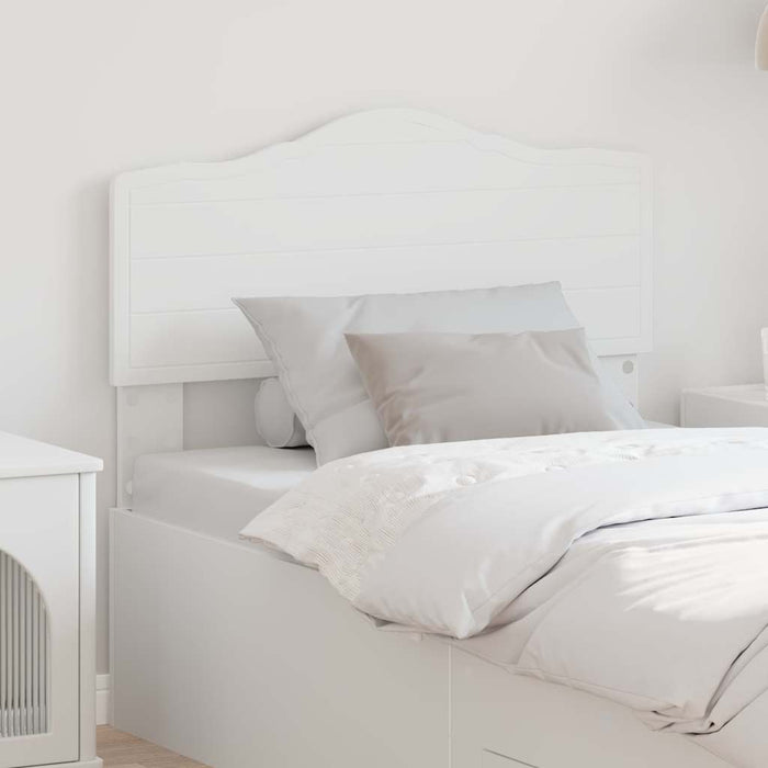 Tăblie cap cu headboard Alb 100 cm Lemn compozit - WALTI WALTI