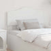 Tăblie cap cu headboard Alb 100 cm Lemn compozit - WALTI WALTI