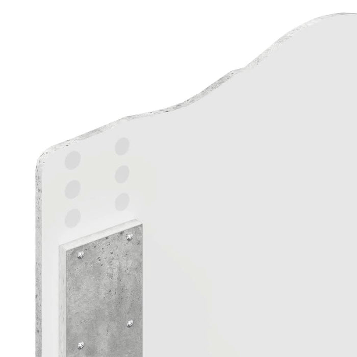 Tăblie cap cu headboard Gri din beton 100 cm Lemn compozit - WALTI WALTI