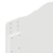 Tăblie cap cu headboard Alb Lucios 100 cm Lemn compozit - WALTI WALTI