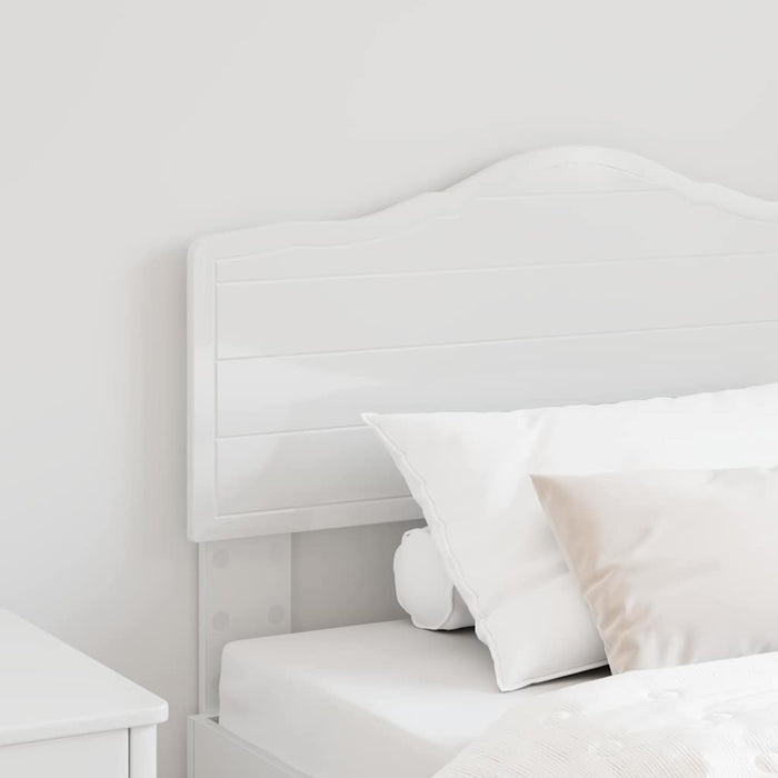Tăblie cap cu headboard Alb Lucios 100 cm Lemn compozit - WALTI WALTI