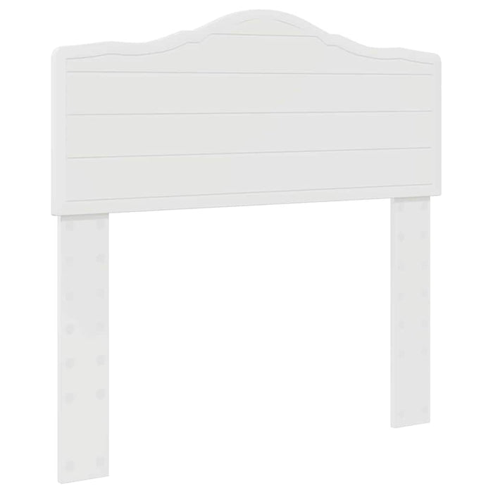 Tăblie cap cu headboard Alb Lucios 100 cm Lemn compozit - WALTI WALTI
