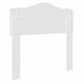 Tăblie cap cu headboard Alb Lucios 100 cm Lemn compozit - WALTI WALTI