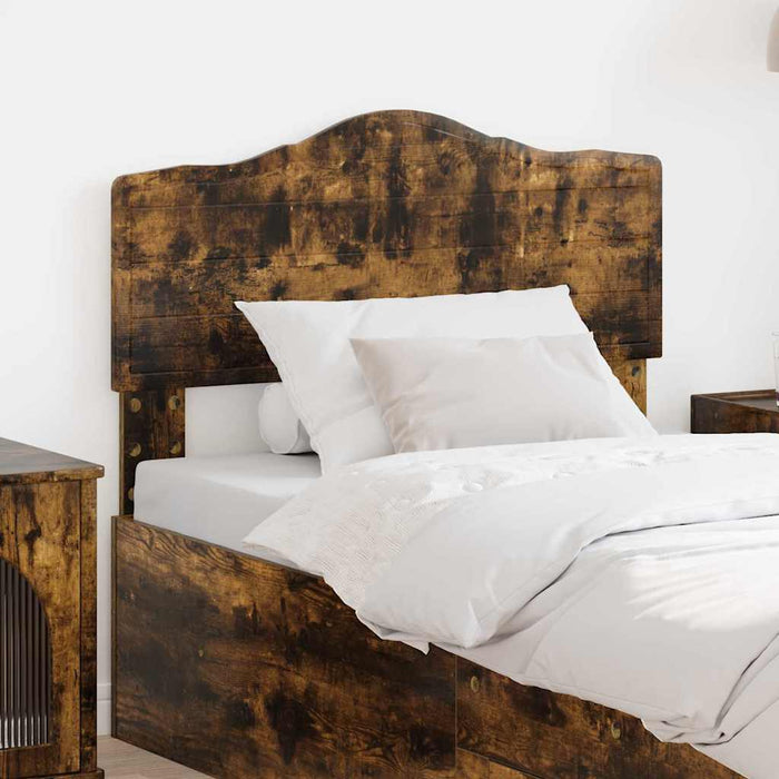 Tăblie cap cu headboard Stejar fumuriu 100 cm Lemn compozit - WALTI WALTI