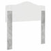 Tăblie cap cu headboard Gri din beton 90 cm Lemn compozit - WALTI WALTI