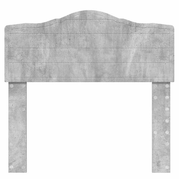 Tăblie cap cu headboard Gri din beton 90 cm Lemn compozit - WALTI WALTI