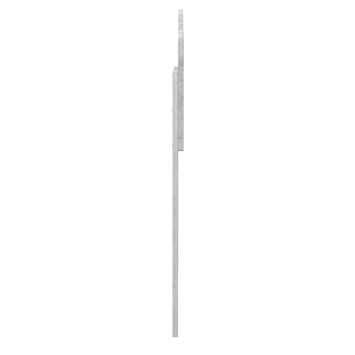 Tăblie cap cu headboard Gri din beton 90 cm Lemn compozit - WALTI WALTI