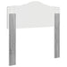 Tăblie cap cu headboard Gri Sonoma 90 cm Lemn compozit - WALTI WALTI