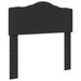 Tăblie cap cu headboard Stejar Negru 80 cm Lemn compozit - WALTI WALTI