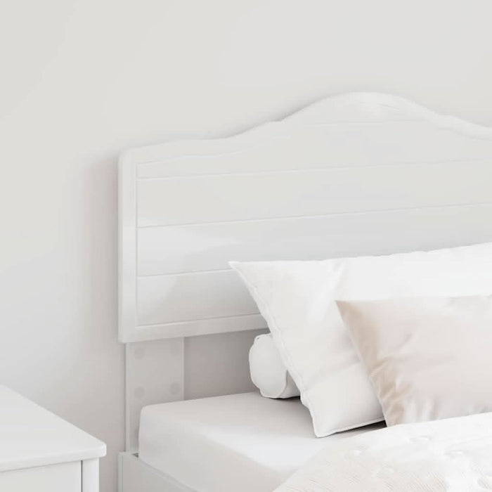 Tăblie cap cu headboard Alb Lucios 80 cm Lemn compozit - WALTI WALTI