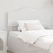 Tăblie cap cu headboard Alb Lucios 80 cm Lemn compozit - WALTI WALTI
