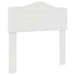 Tăblie cap cu headboard Alb Lucios 80 cm Lemn compozit - WALTI WALTI