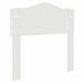 Tăblie cap cu headboard Alb Lucios 80 cm Lemn compozit - WALTI WALTI
