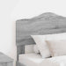 Tăblie cap cu headboard Gri Sonoma 80 cm Lemn compozit - WALTI WALTI
