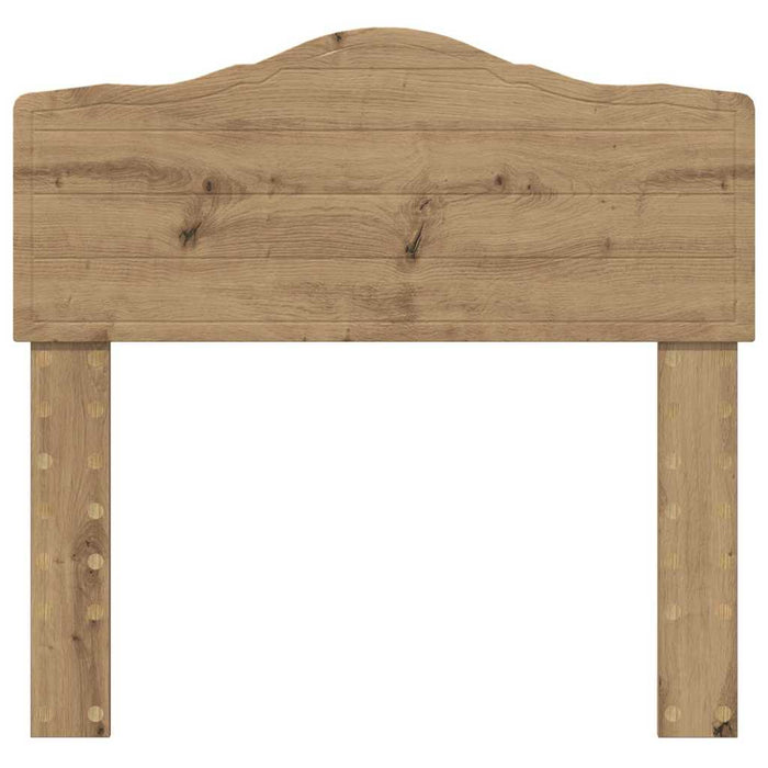 Tăblie cap cu headboard Stejar Artizanal 80 cm Lemn compozit - WALTI WALTI