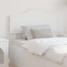Tăblie cap cu headboard Alb 75 cm Lemn compozit - WALTI WALTI