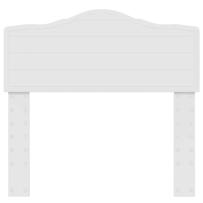 Tăblie cap cu headboard Alb 75 cm Lemn compozit - WALTI WALTI