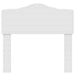 Tăblie cap cu headboard Alb 75 cm Lemn compozit - WALTI WALTI
