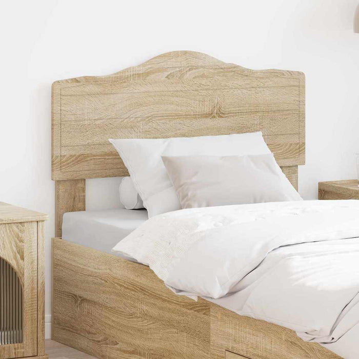 Tăblie cap cu headboard Stejar Sonoma 75 cm Lemn compozit - WALTI WALTI