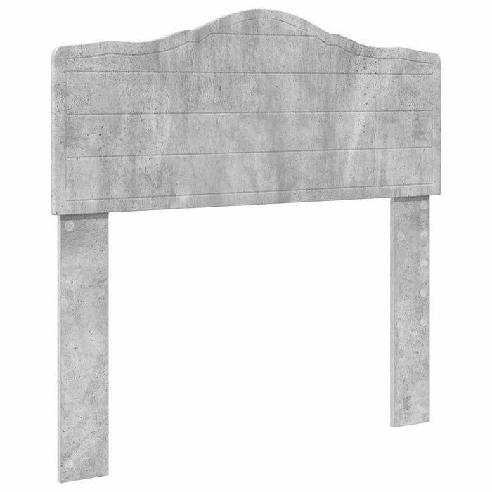 Tăblie cap cu headboard Gri din beton 75 cm Lemn compozit - WALTI WALTI