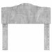 Tăblie cap cu headboard Gri din beton 75 cm Lemn compozit - WALTI WALTI