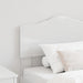 Tăblie cap cu headboard Alb Lucios 75 cm Lemn compozit - WALTI WALTI
