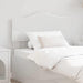 Tăblie cap cu headboard Alb Lucios 75 cm Lemn compozit - WALTI WALTI