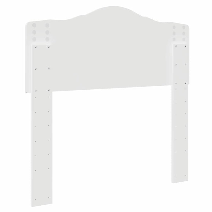 Tăblie cap cu headboard Alb Lucios 75 cm Lemn compozit - WALTI WALTI