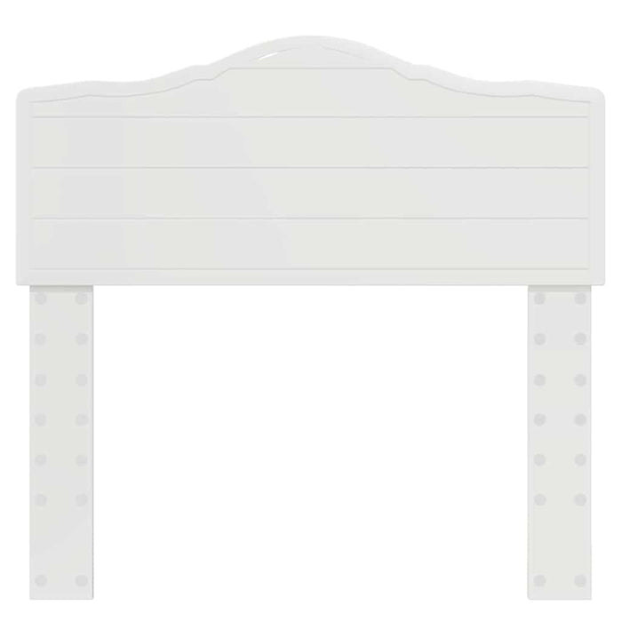 Tăblie cap cu headboard Alb Lucios 75 cm Lemn compozit - WALTI WALTI