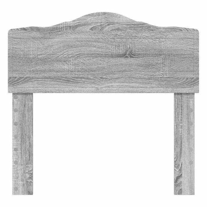 Tăblie cap cu headboard Gri Sonoma 75 cm Lemn compozit - WALTI WALTI