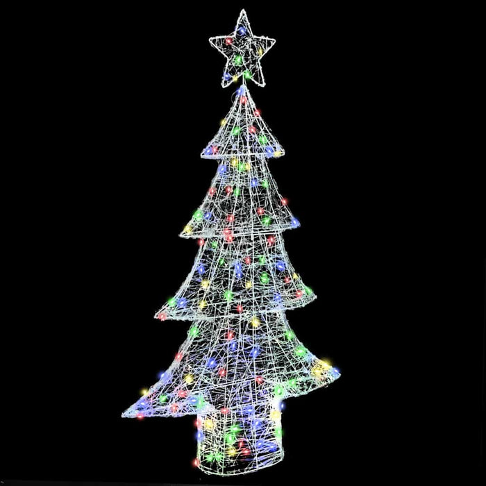 Brad de Crăciun cu 160 LED Multicolour 150 cm Acril - WALTI WALTI