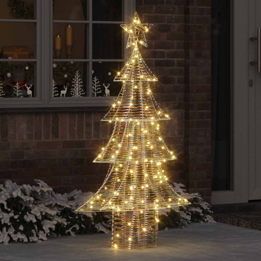 Brad de Crăciun cu 160 LED Alb cald 150 cm PET - WALTI WALTI