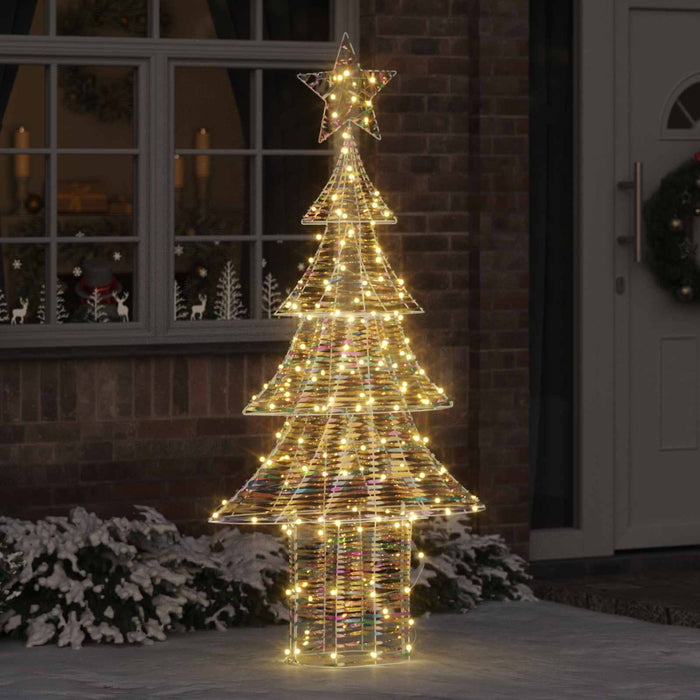 Brad de Crăciun cu 240 LED Alb cald 181 cm PET - WALTI WALTI