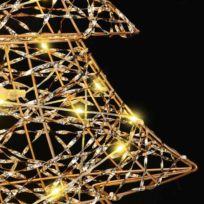 Brad de Crăciun cu 120 LED Alb cald 120,5 cm PET - WALTI WALTI