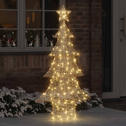 Brad de Crăciun cu 160 LED Alb cald 151 cm PET - WALTI WALTI