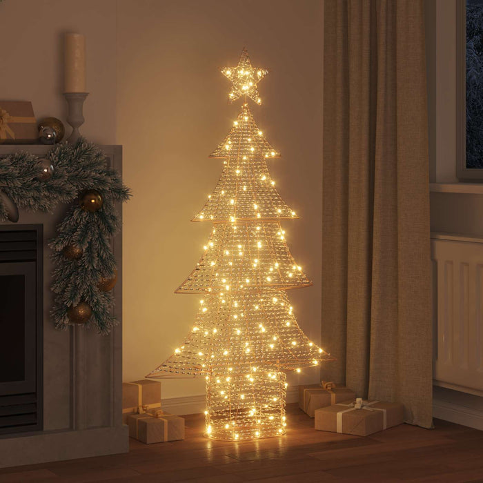 Brad de Crăciun cu 160 LED Alb cald 151 cm PET - WALTI WALTI