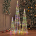 Brad de Crăciun 3 pcs Multicolour 20 x 20 x 80 cm Acril - WALTI WALTI