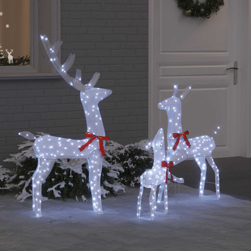 Familia Renilor 3 pcs Alb rece 68 x 26 x 127 cm țesătură - WALTI WALTI